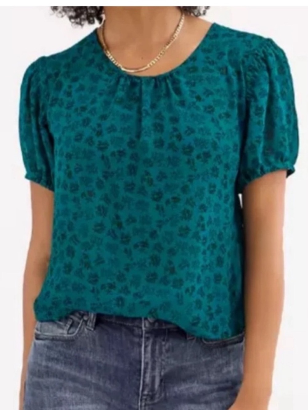 Like New Cabi #4721 Panorama Devon Floral Top  Size: M